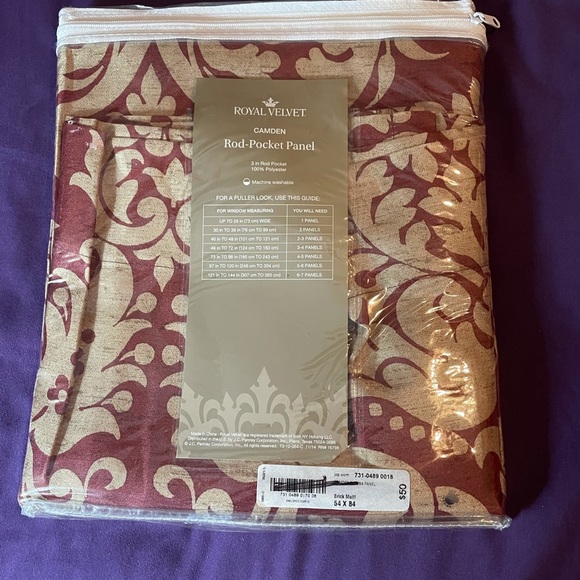 Royal velvet Curtain (1 panel) - Picture 4 of 4